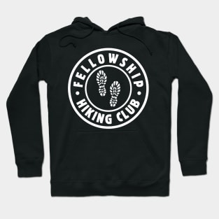 Fellowship Hiking Club Funny Hiker Dad Fathers Day Gift Idea For Nature Lovers Hoodie